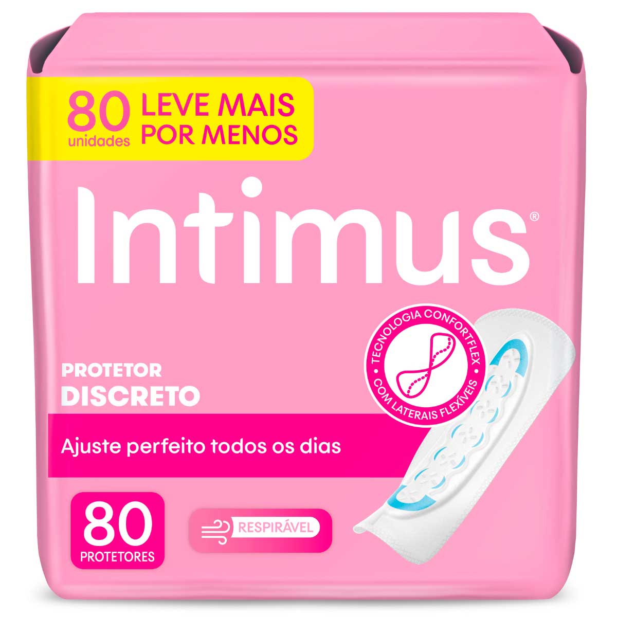 Protetor Diario Discreto Ultrafino Intimus 60 Unidades