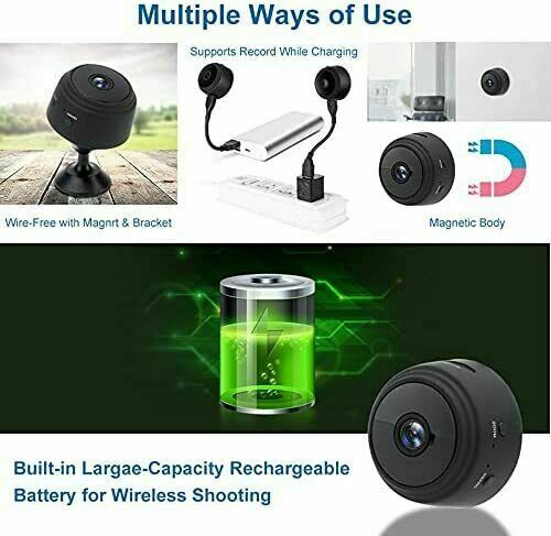 Wireless Mini Camera WiFi 1080P IP Camera Home Security Night Vision