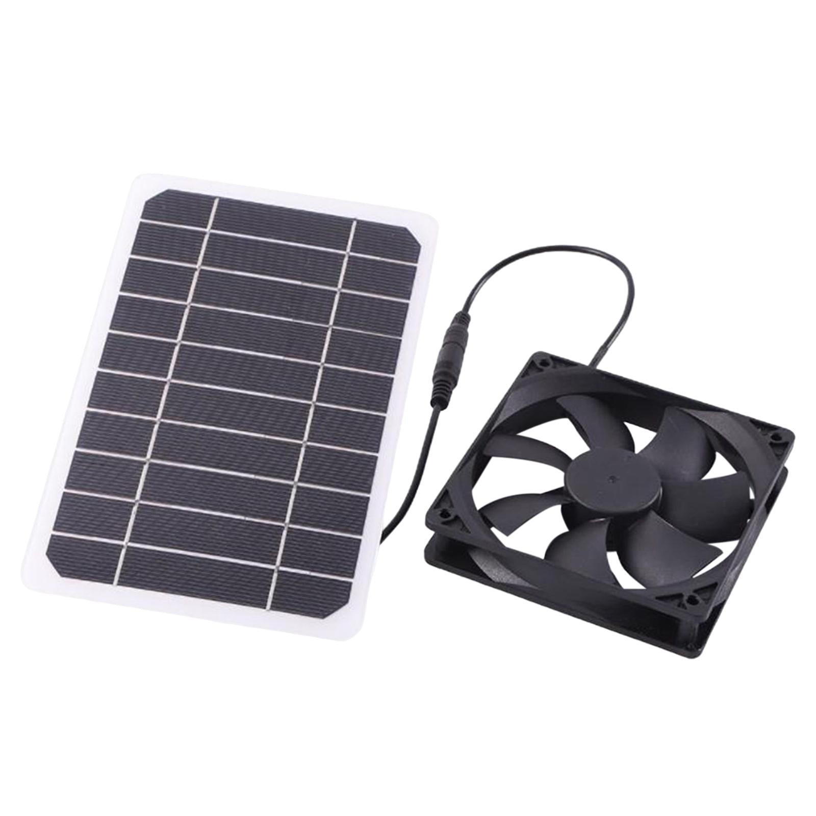 Solar Panel Exhaust Fan Waterproof for Chicken Coops