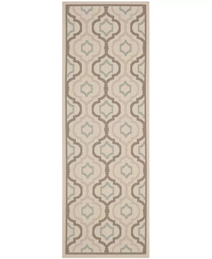 Safavieh Courtyard Beige and Dark Beige 2'3