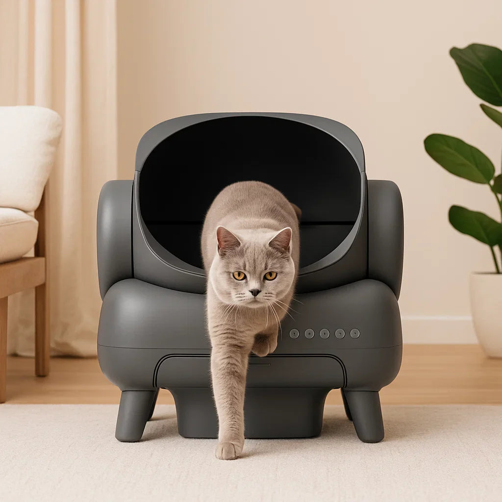 Automatic Cat Litter Box with Odor Removal & Smart App Control | Self-Cleaning Multi-Cat Robot