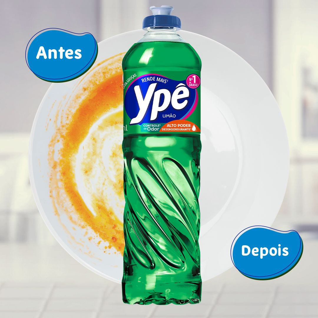 Detergente Ype Limao 500ml
