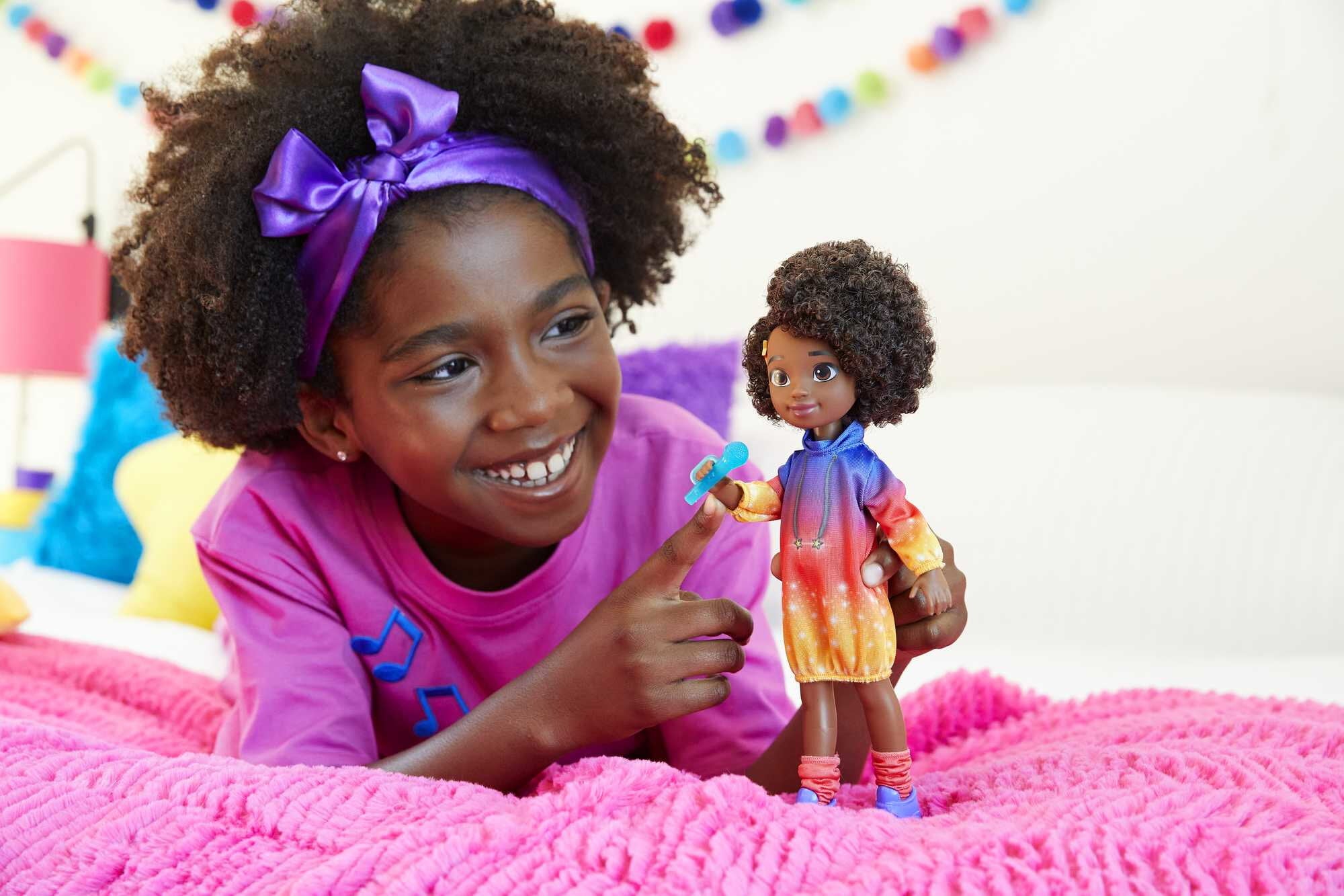 Karma's World Singing Star Karma Doll with Music Accessories & Collectible Record