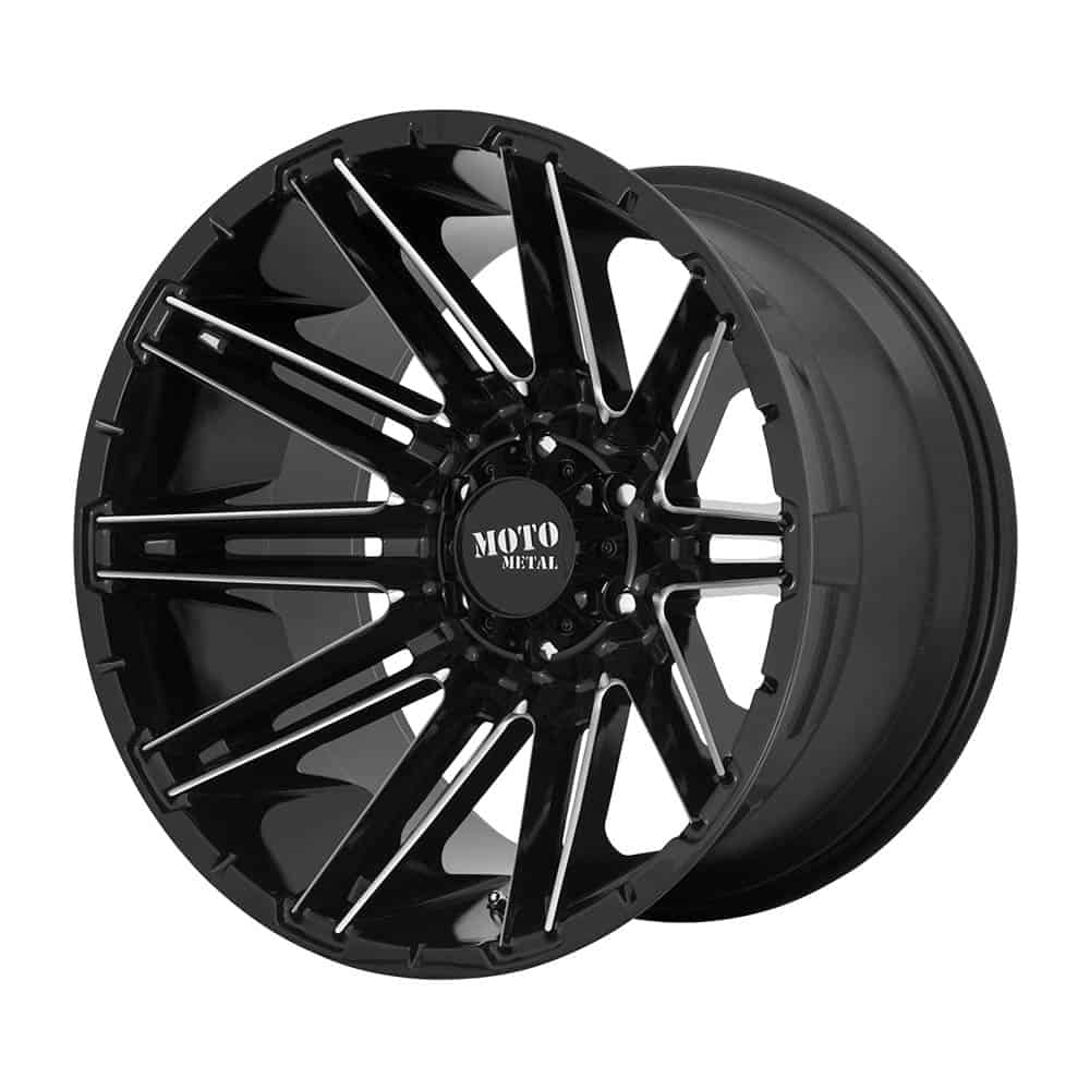 Moto Metal MO998 KRAKEN MO998 20X12 5X5.0 G-BLK MILL -44MM