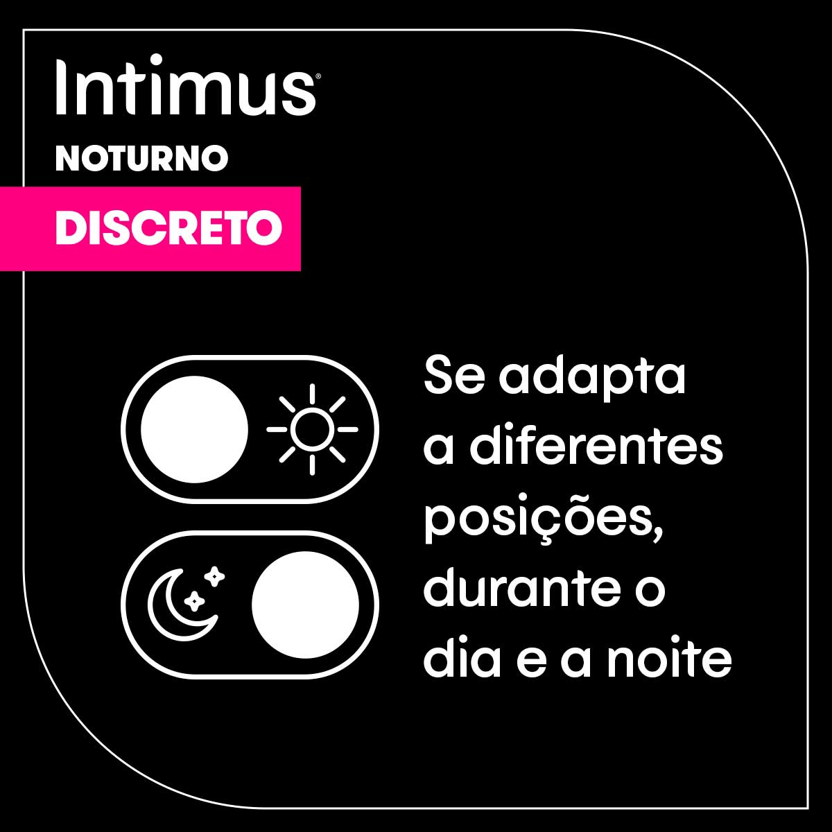 Absorvente Intimus Noturno Discreto C/Abas 14 Unidades