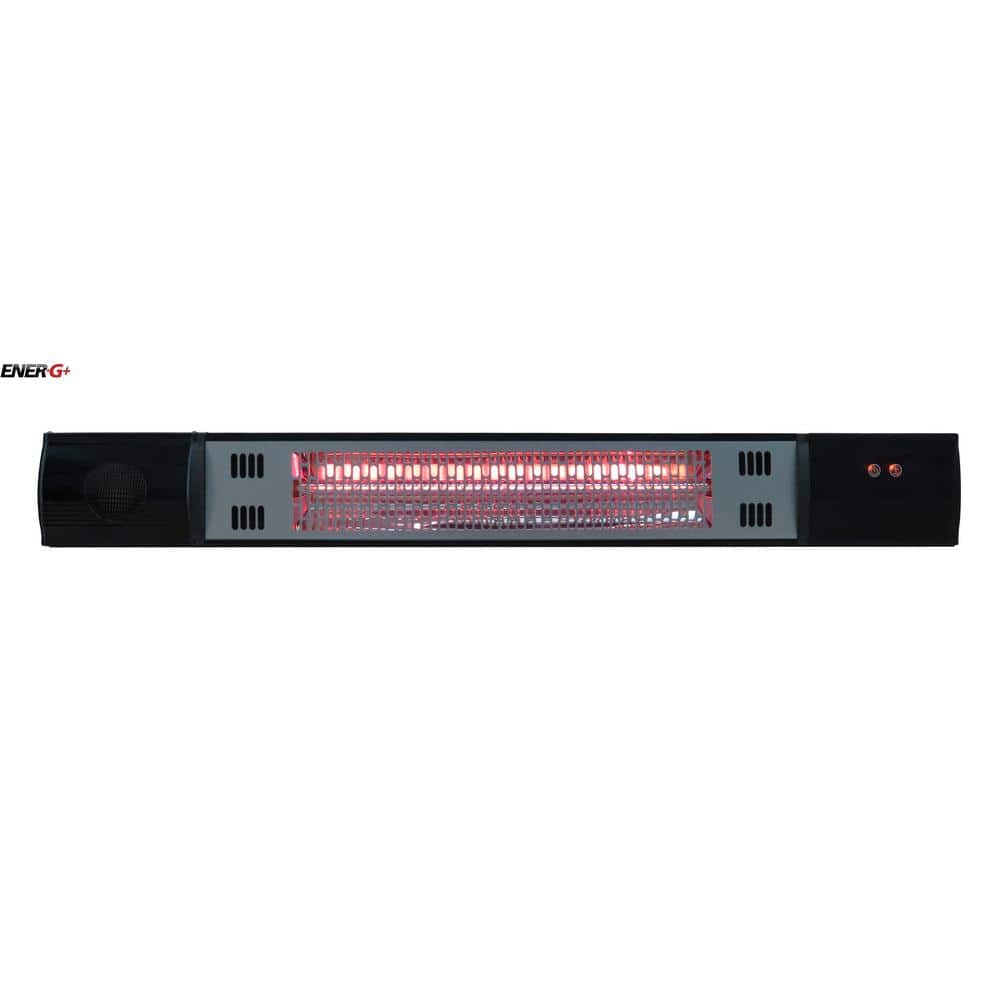 EnerG+ 1500-Watt Infrared Wall Mounted Electric Outdoor Heater with Bluetooth Speaker HEA-21590BT