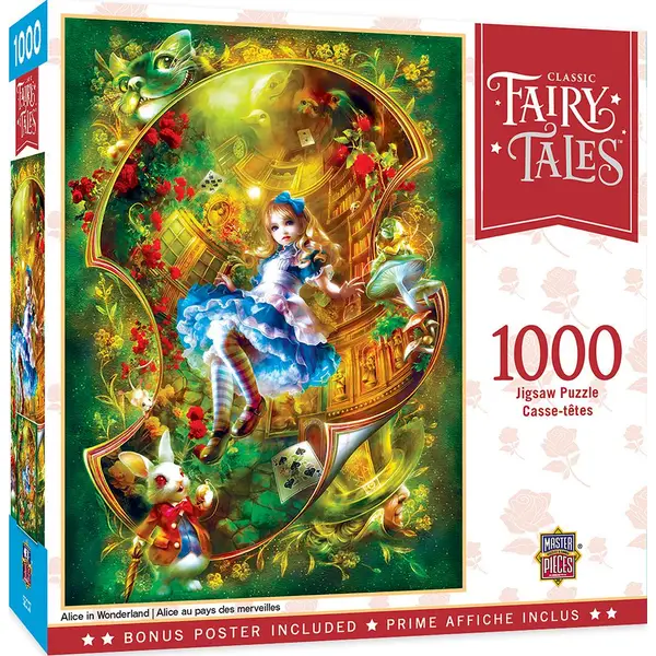 Masterpiece Puzzle 1000-Piece FairyTales Alice in Wonderland Puzzle