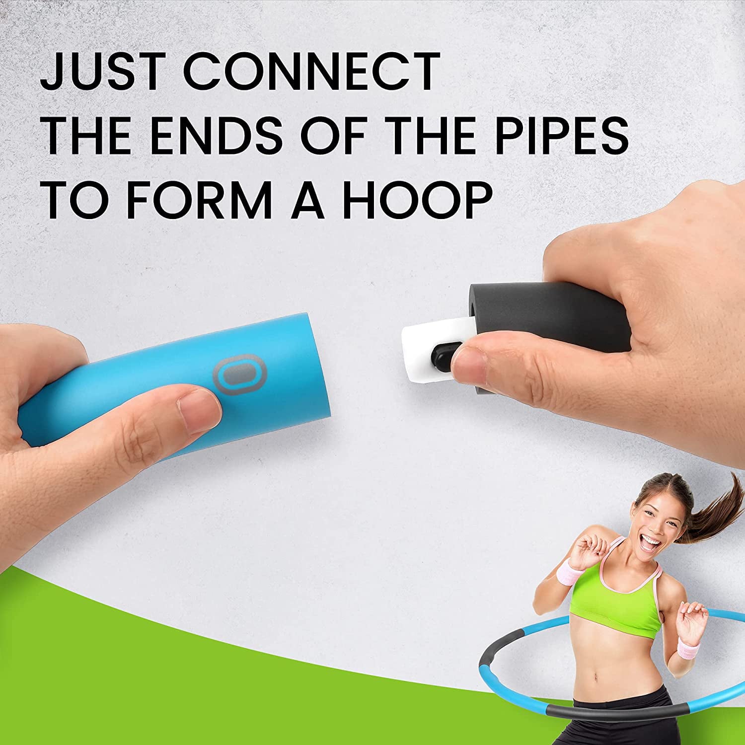 Impresa 2-Pack Weighted Hoola Hoops for Exercise