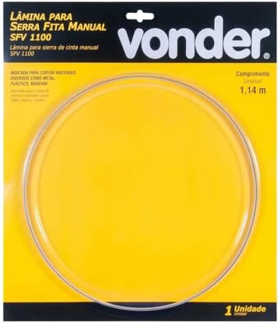 Lamina Para Serra Fita Manual, SFV 1100 Vonder