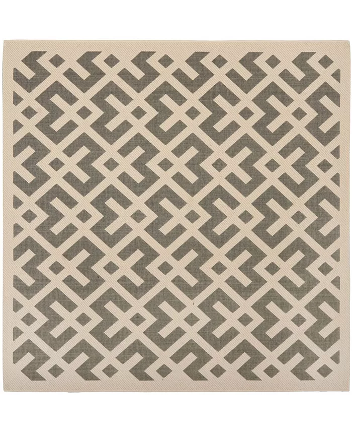 Safavieh Courtyard Gray and Bone 5'3