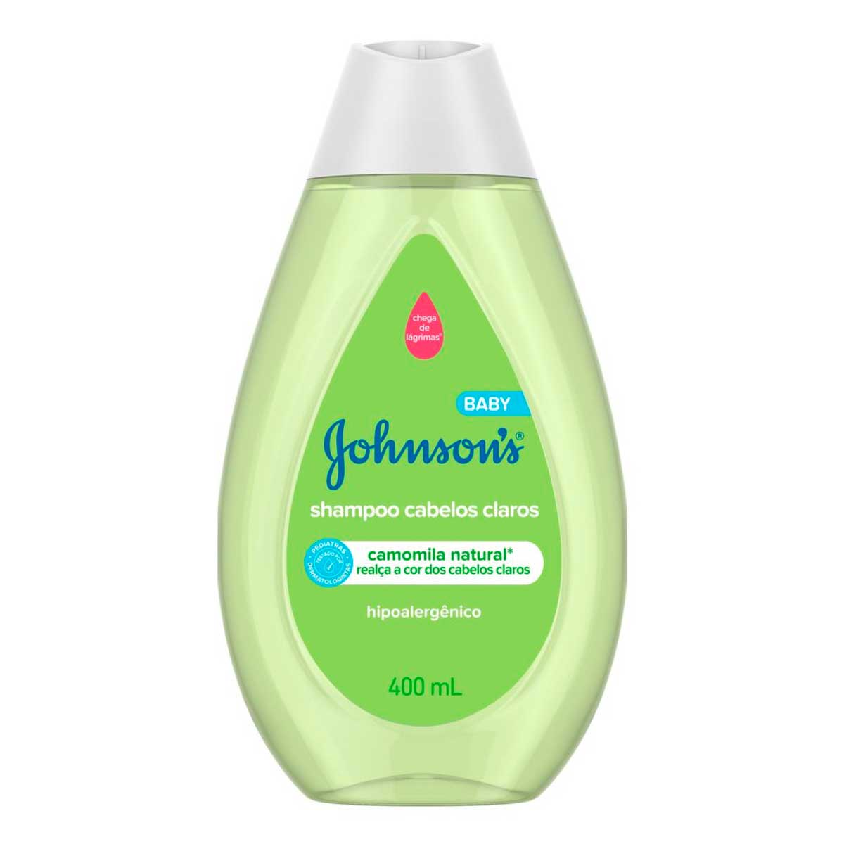 Shampoo Para Bebe Johnson's Baby Para Cabelos Claros 400ml