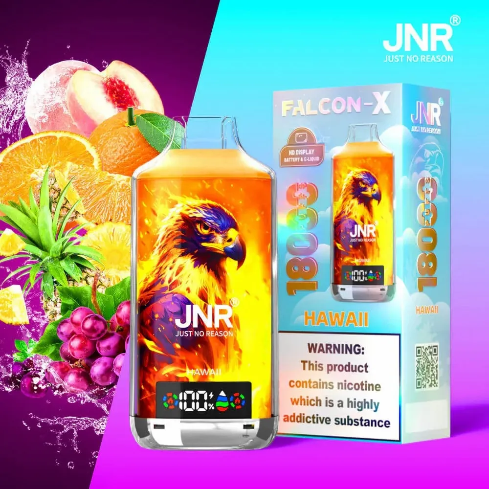 🔥JNR Falcon-X 18K 💨 Smart Display Disposable