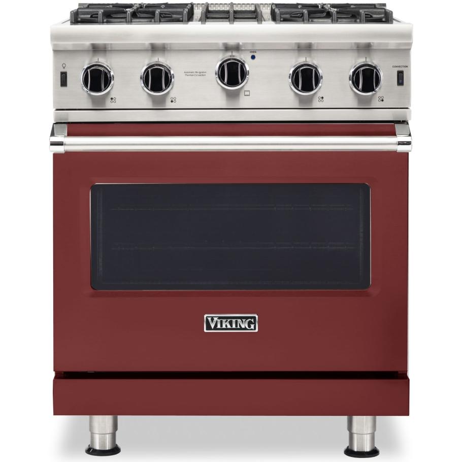Viking 30-inch, 4.0 cu.ft. Freestanding Gas Range with Convection Technology VGIC5302-4BRE
