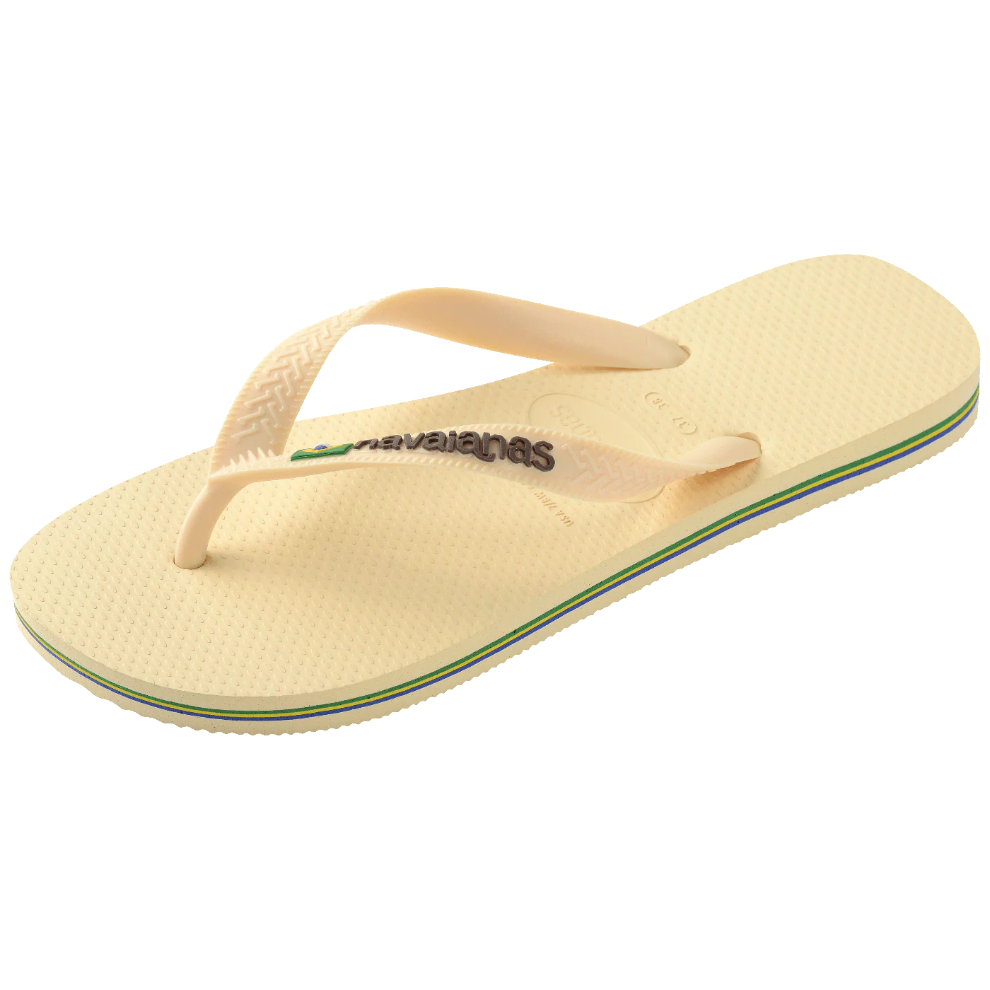 Chinelo Havaianas Brasil Logo Encardida