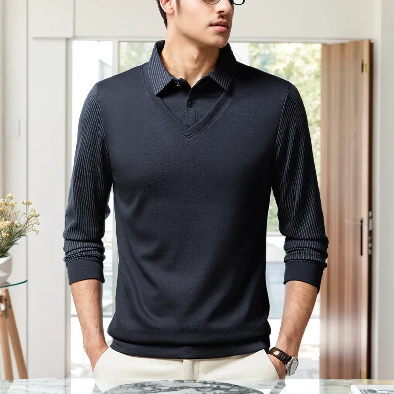 Camisa Preston™ com Colete Sobreposto e Estilo Executivo Casual /  Para Homens que Vestem Personalidade com Sofisticação!