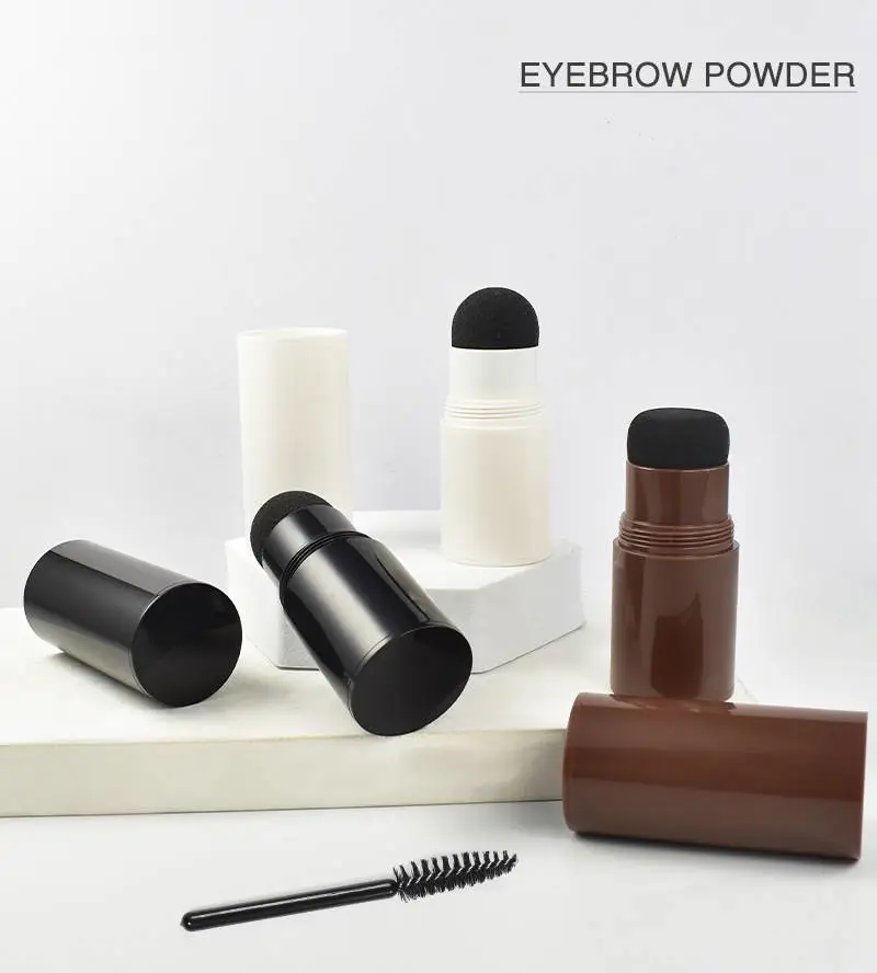 Eyebrow Stamp Stencil Kit with 10 Pc Eyebrow Brown Definer