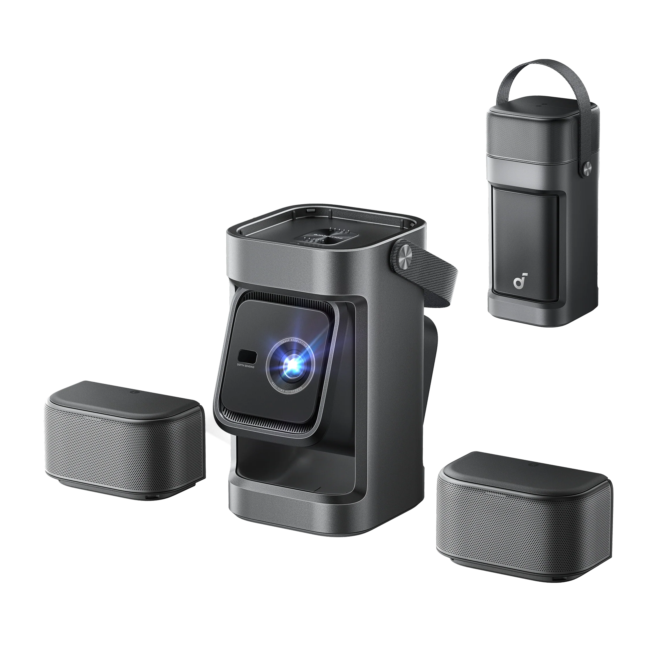 Soundcore Nebula P1 | Primeiro Projetor Portátil do Mundo com Alto-falantes Destacáveis