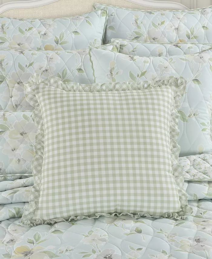 Piper Wright Cassia Embellished Decorative Pillow， 18