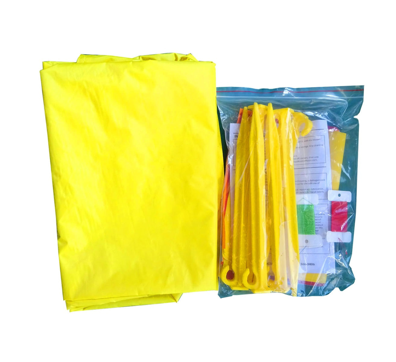 Pogo Bounce House Backyard Kids Colorful Castle Inflatable Bounce House with Slide