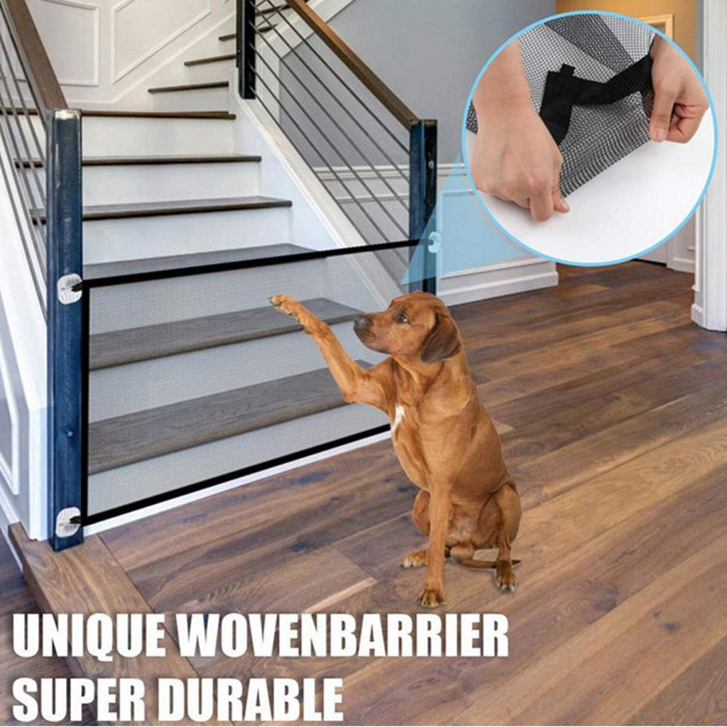 2pcs Mesh Dogs Fence Pet Isolation Gate Guards for Puppy