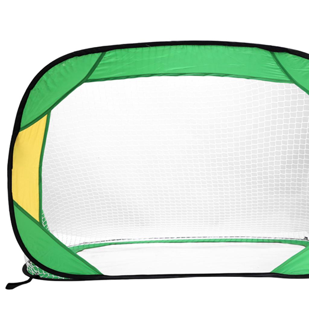 Kids Small Size Portable Soccer Goal Football Gate Outdoor Sport Training Toy - Green