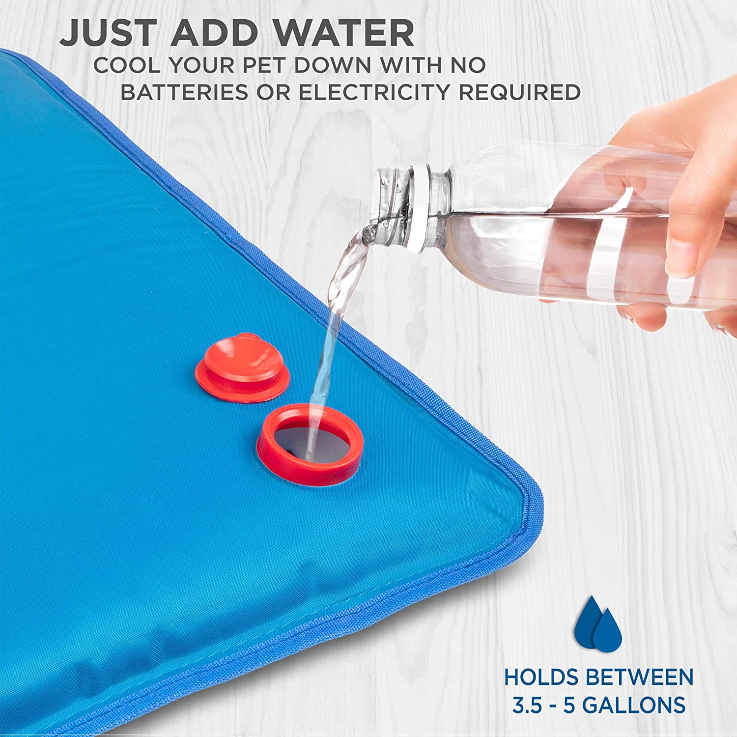 Pawple Self Cooling Dog Mat and Pad for Kennels， Crates and Beds， Thick Foam Base 44