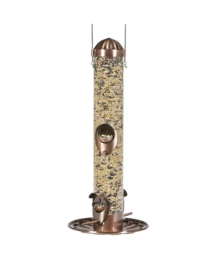 Perky-Pet 385-2 2-in-1 Wild Bird Seed Tubular Feeder 1 Pound Capacity