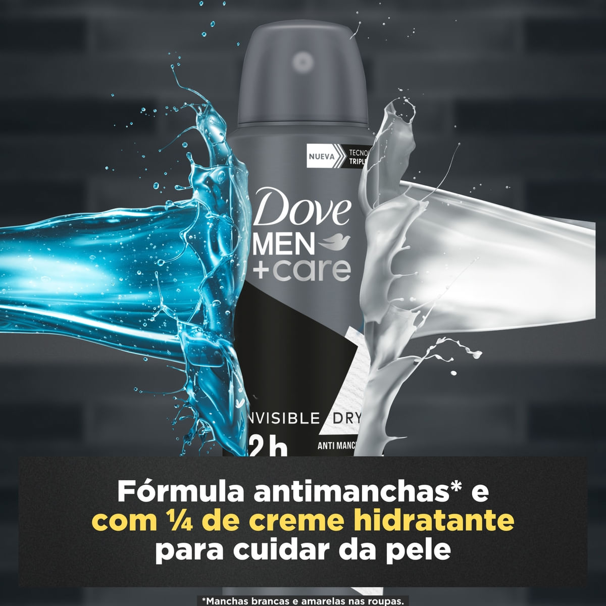 Desodorante Aerosol Dove Men+Care Invisible Dry 150ml