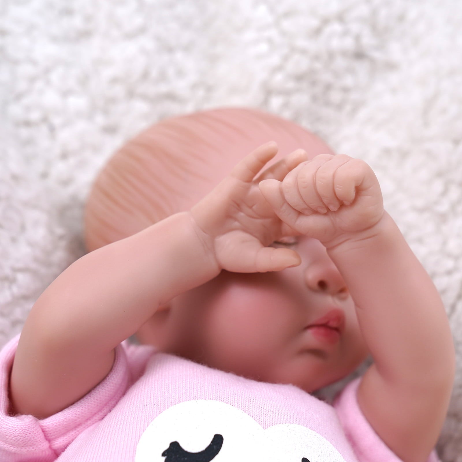 JIZHI Reborn Baby Dolls 12 inches Realistic Newborn Baby Doll Real Life Doll with Toy Accessories Gift for Kids Age 3+