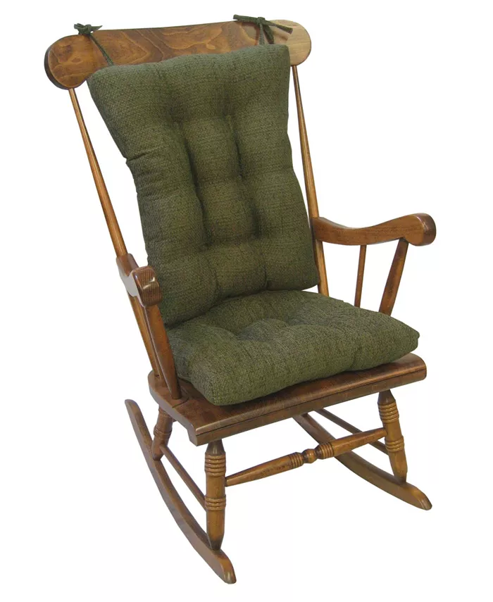 Klear Vu The Gripper Tyrus Rocking Chair Pad Cushion Set， 2 Piece