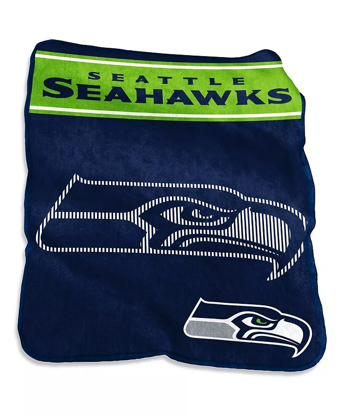 Logo Brands Seattle Seahawks 60'' x 80'' XL Raschel Plush Throw Blanket