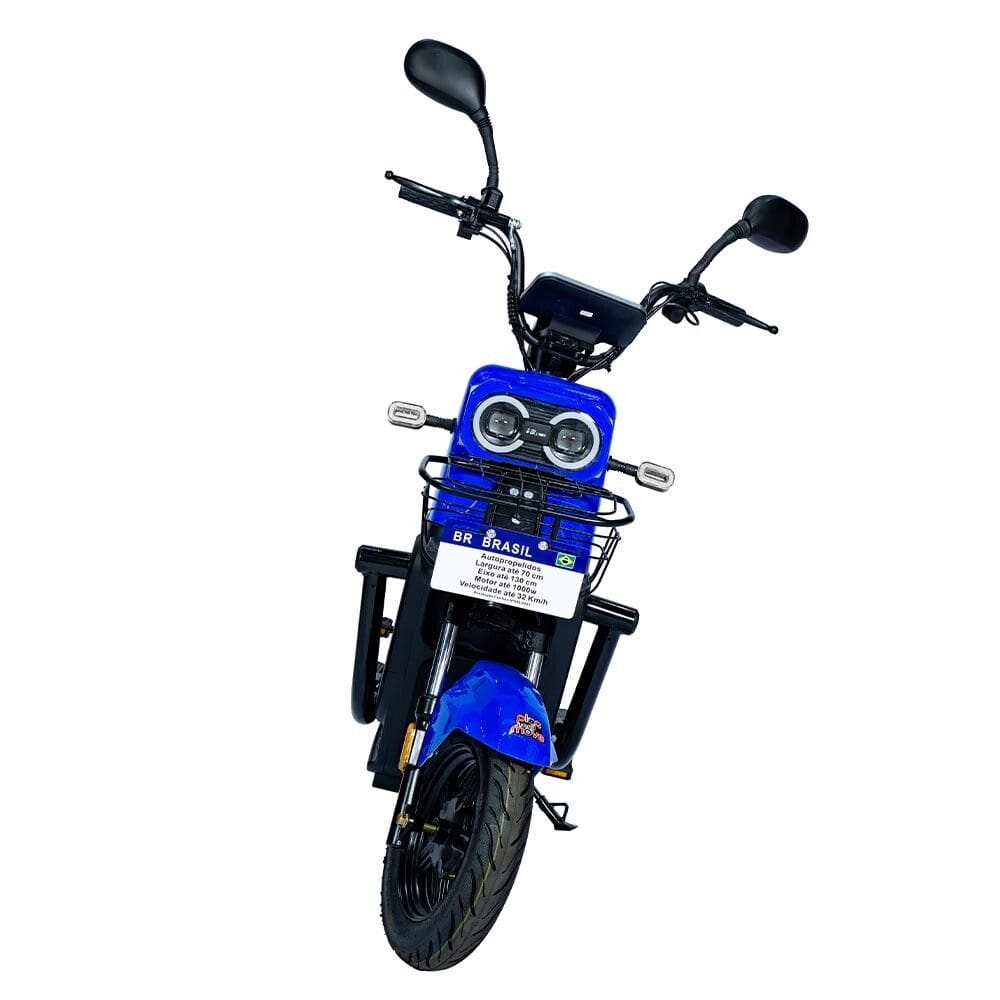 Bicicleta Elétrica - PAM14 1000w 60v Lithium - Azul - Plug and Move