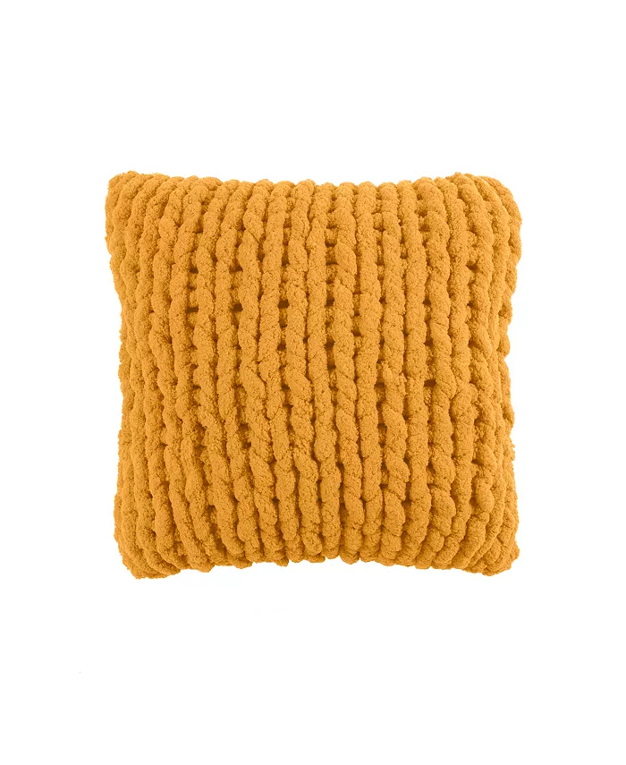 Lush Dandeacutecor Ella Chunky Knit Decorative Pillow， 20