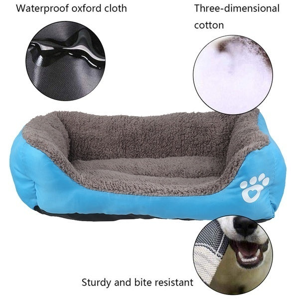 Everso Square Cotton Nest Moisture-Proof Dirty-Proof Warm Dog Kennel Pad
