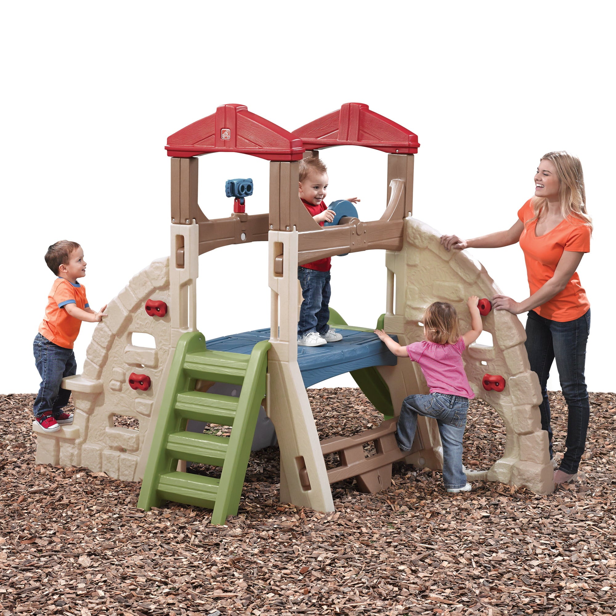 Step2 Alpine Ridge Kid Climber and Slide Outdoor Toddler Playground
