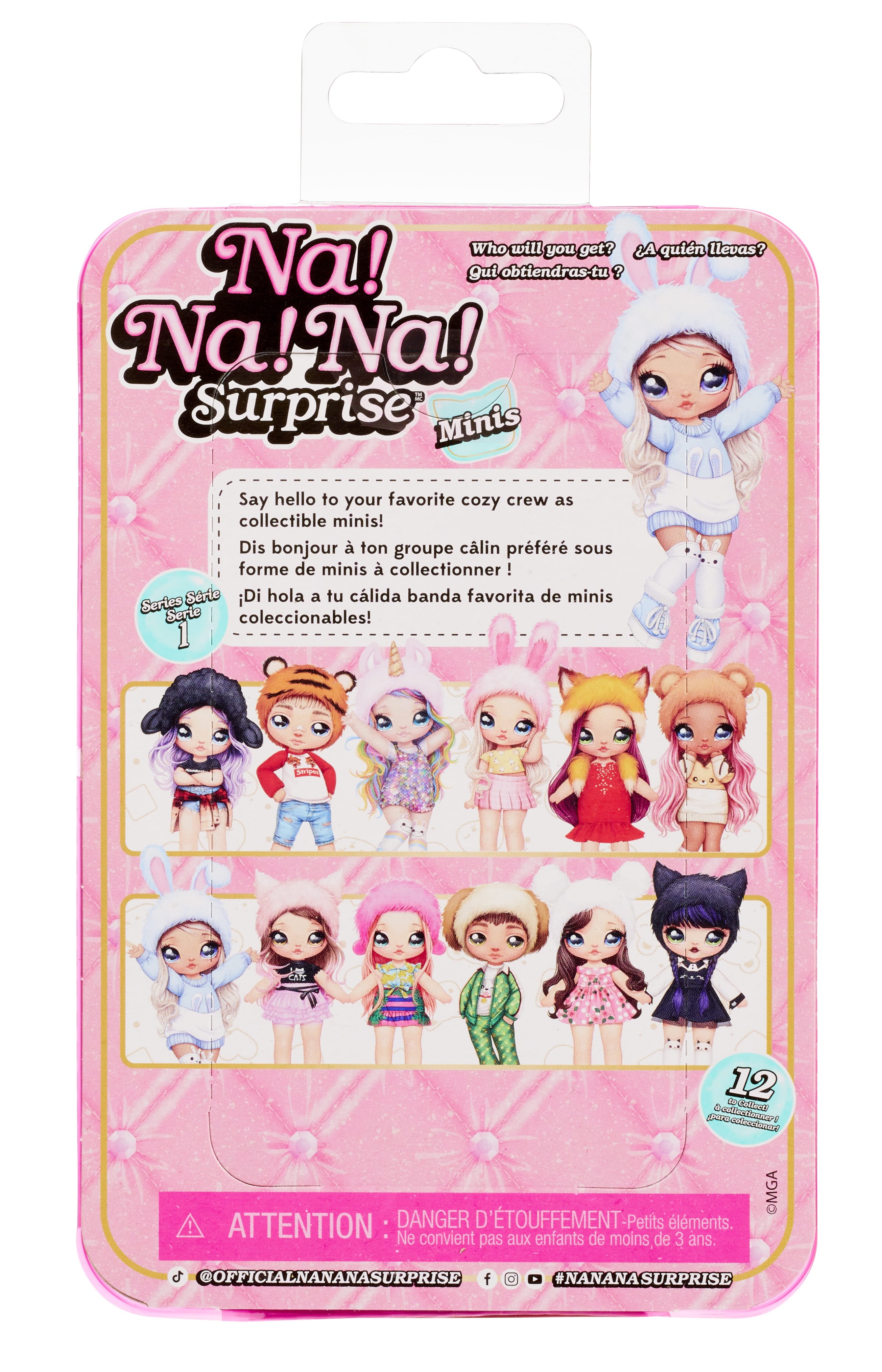 Na Na Na Surprise Minis Series 1 - 4" Fashion Doll - Mystery Packaging with Confetti Surprise, Includes Doll, Outfit, Shoes, Poseable, Great Toy Gift for Kids Girls Boys Ages 5 6 7 8+ Years