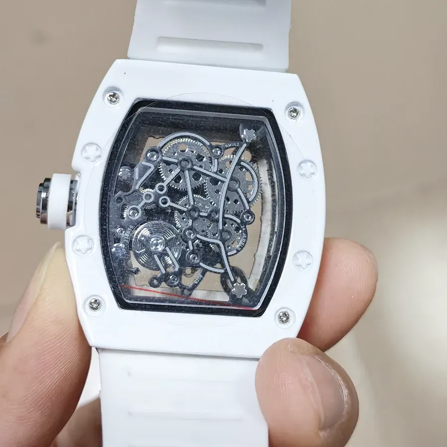 LIUYANGTIAN Luxury Men’s Quartz Wristwatch for Man Hollow Style Automatic Watches Male Mechanical Watch  Calendar Sports Waterproof