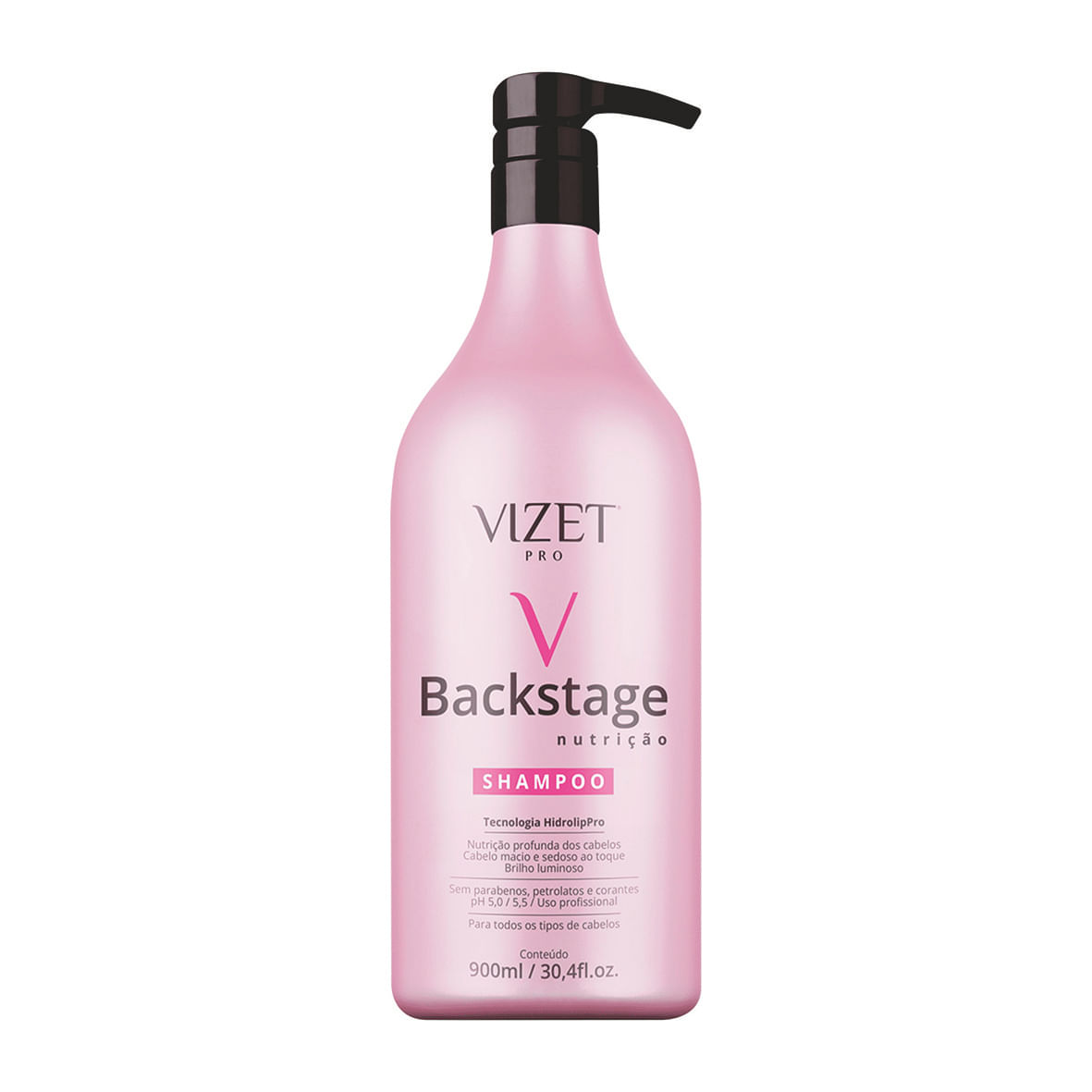 Shampoo Vizet Backstage Nutricao 900ml