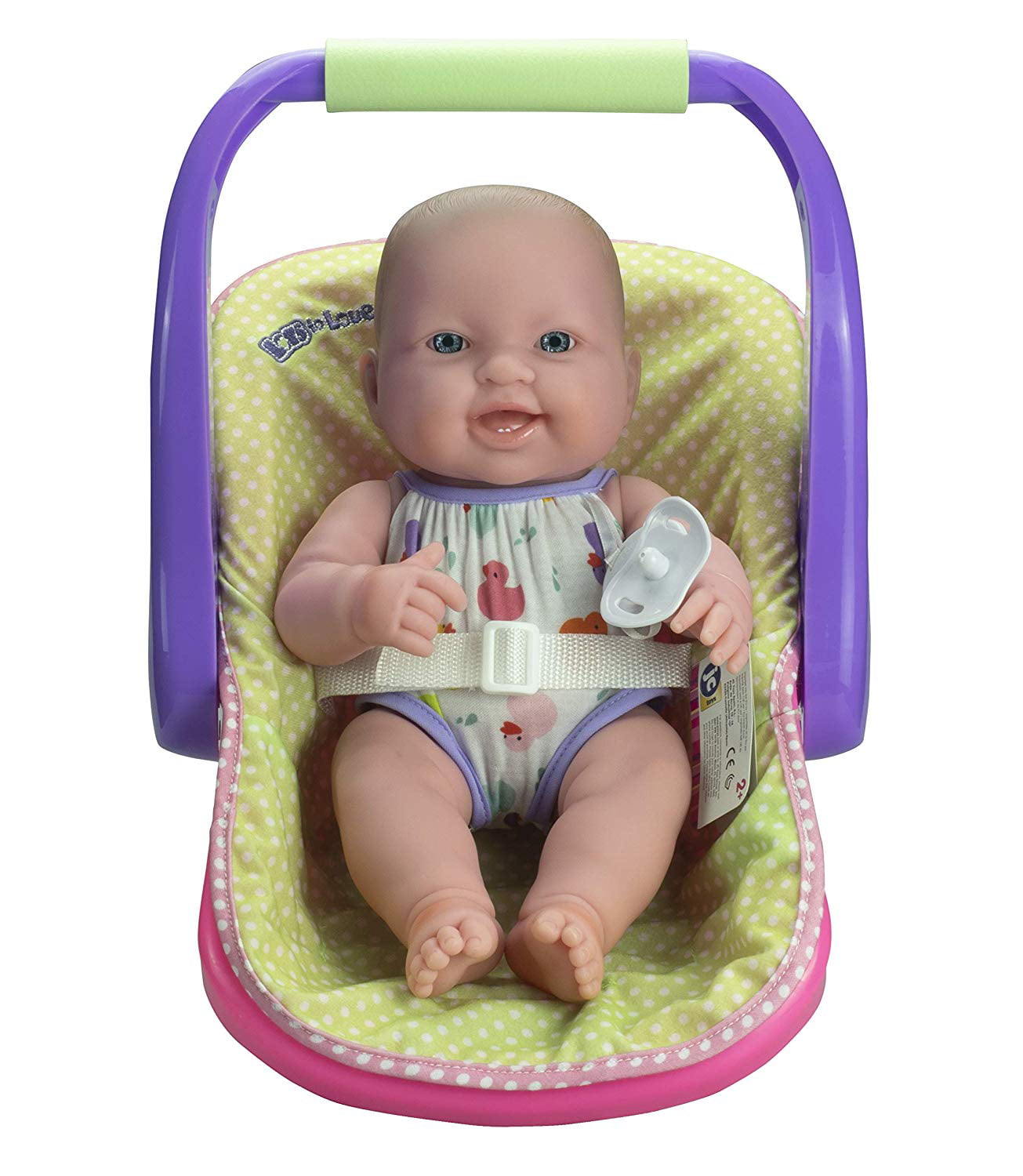 Lots to Love Babies 14" All-Vinyl Baby Doll in Multi-Position Carrier.