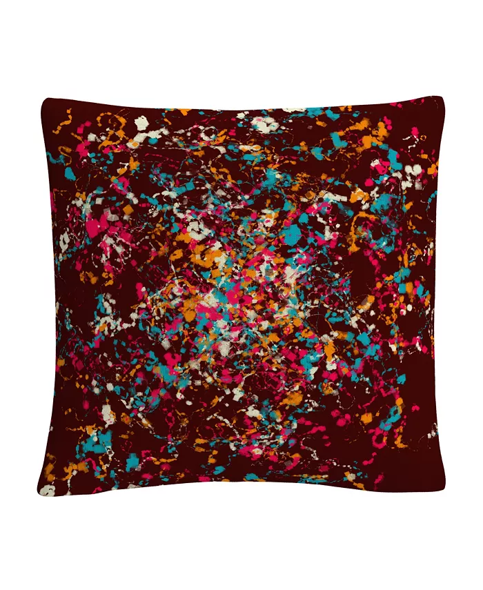 Baldwin ABC Speckled Colorful Splatter Abstract 3Decorative Pillow， 16