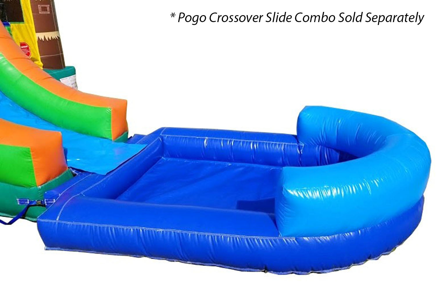 Pogo Bounce HouseInflatable Splash Pool / Ball Pit Add-on for Pogo Crossover Bounce House with Slide， 8 ft x 6 ft