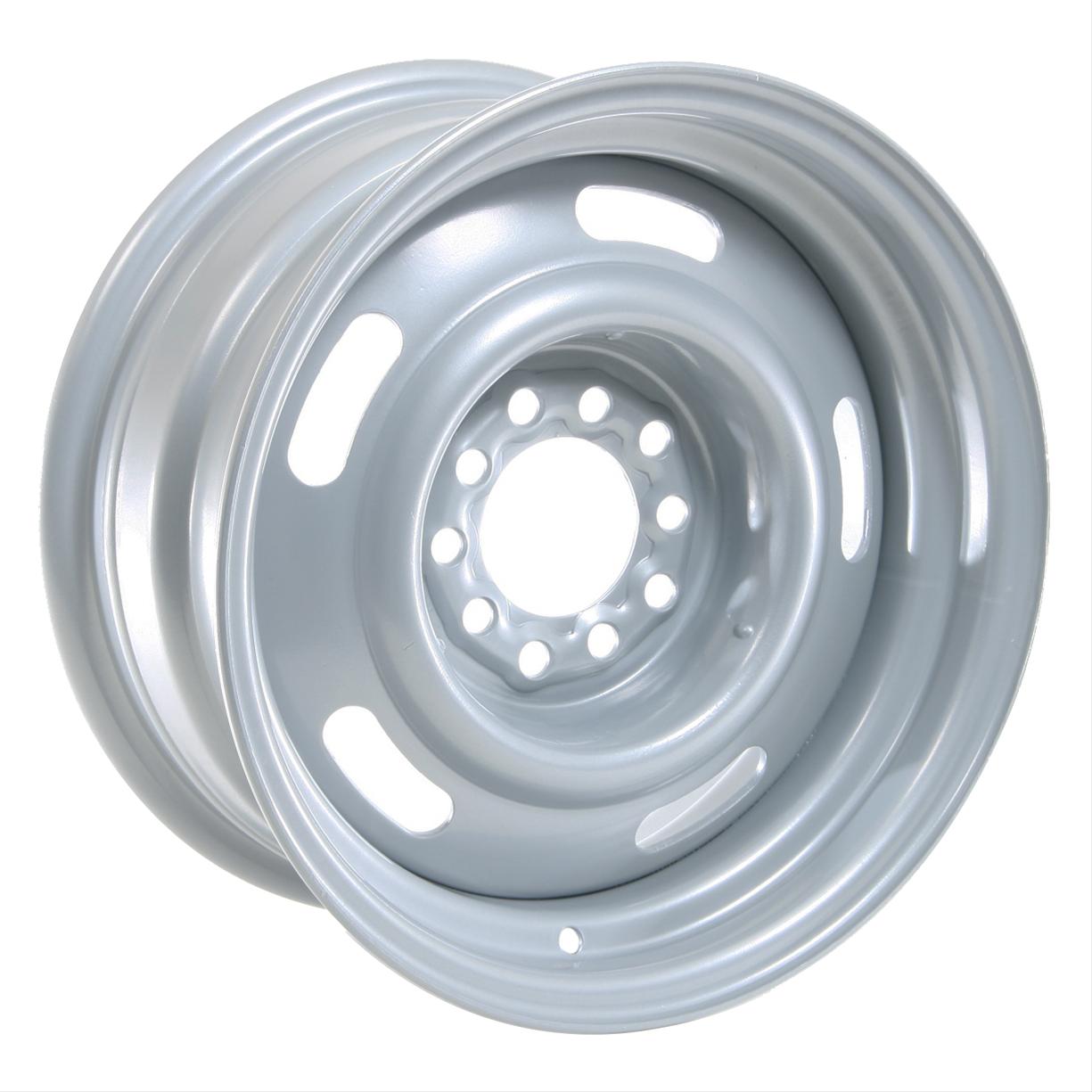 Vision Wheel 55-5704 Vision American Muscle 55 Rally Series Silver Wheels