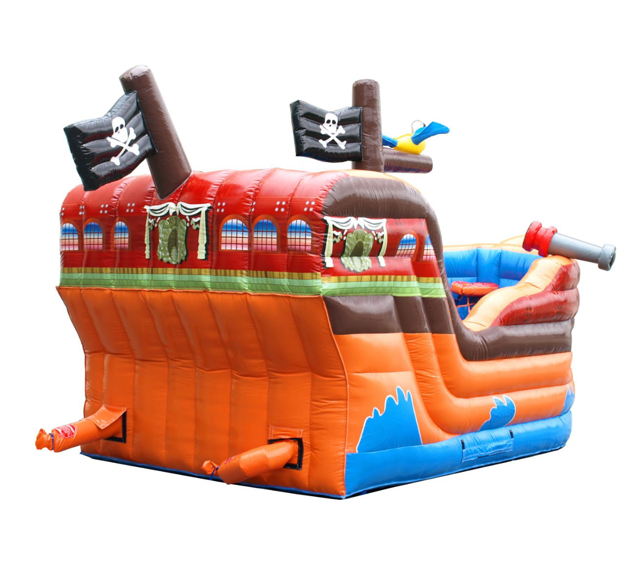 TentandTable Commercial Inflatable Bounce House with Slide - Pirate Ship Kids Jumper