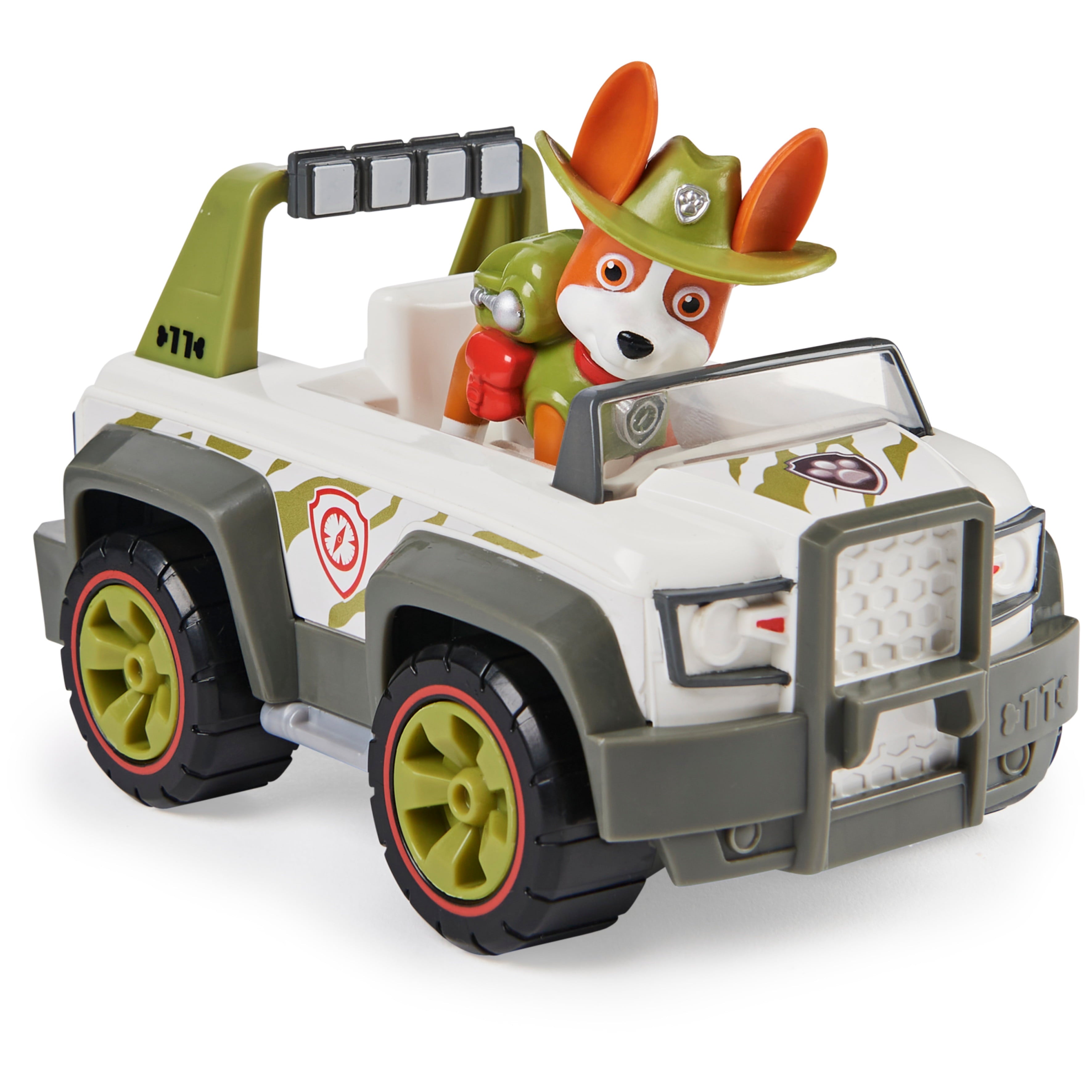PAW Patrol， Tracker’s Jungle Cruiser Vehicle with Collectible Figure