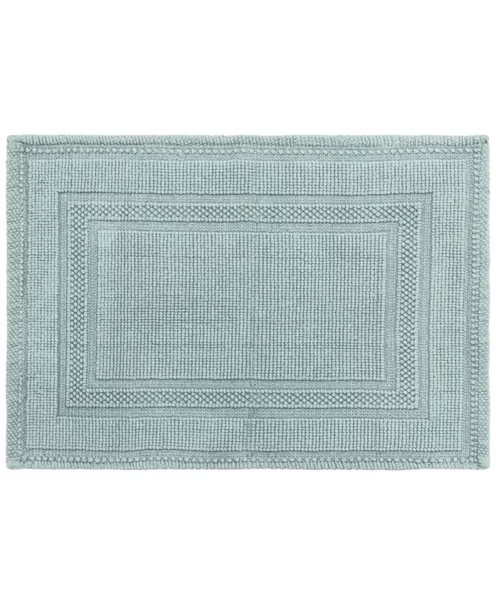 Jean Pierre Cotton Stonewash Racetrack 17x24 Bath Rug