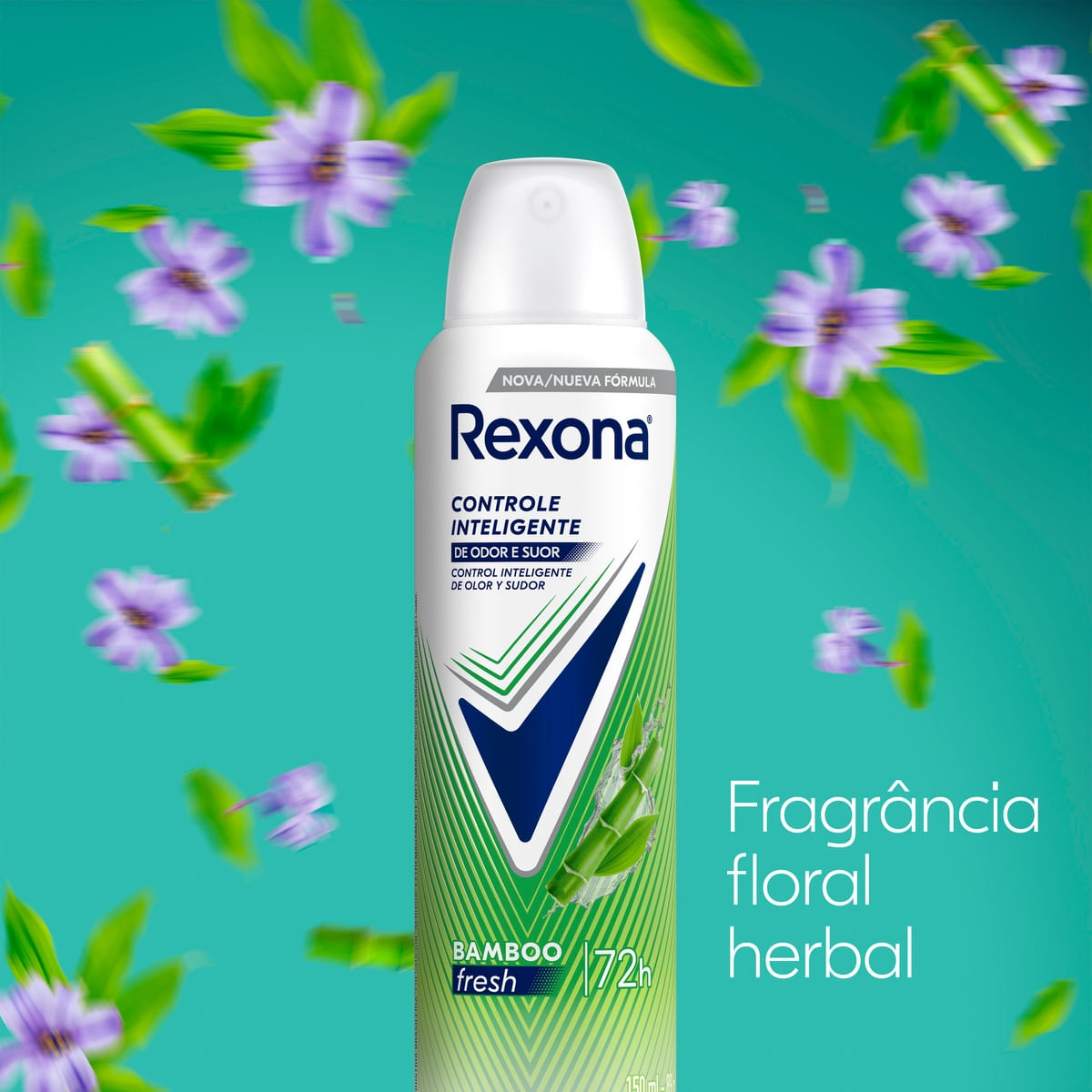 Desodorante Rexona Feminino Bamboo 150ml