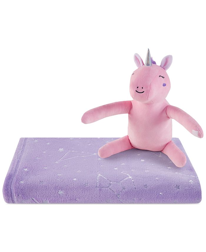 JLA Home Unicorn Throw and Friend， Created for Macy's