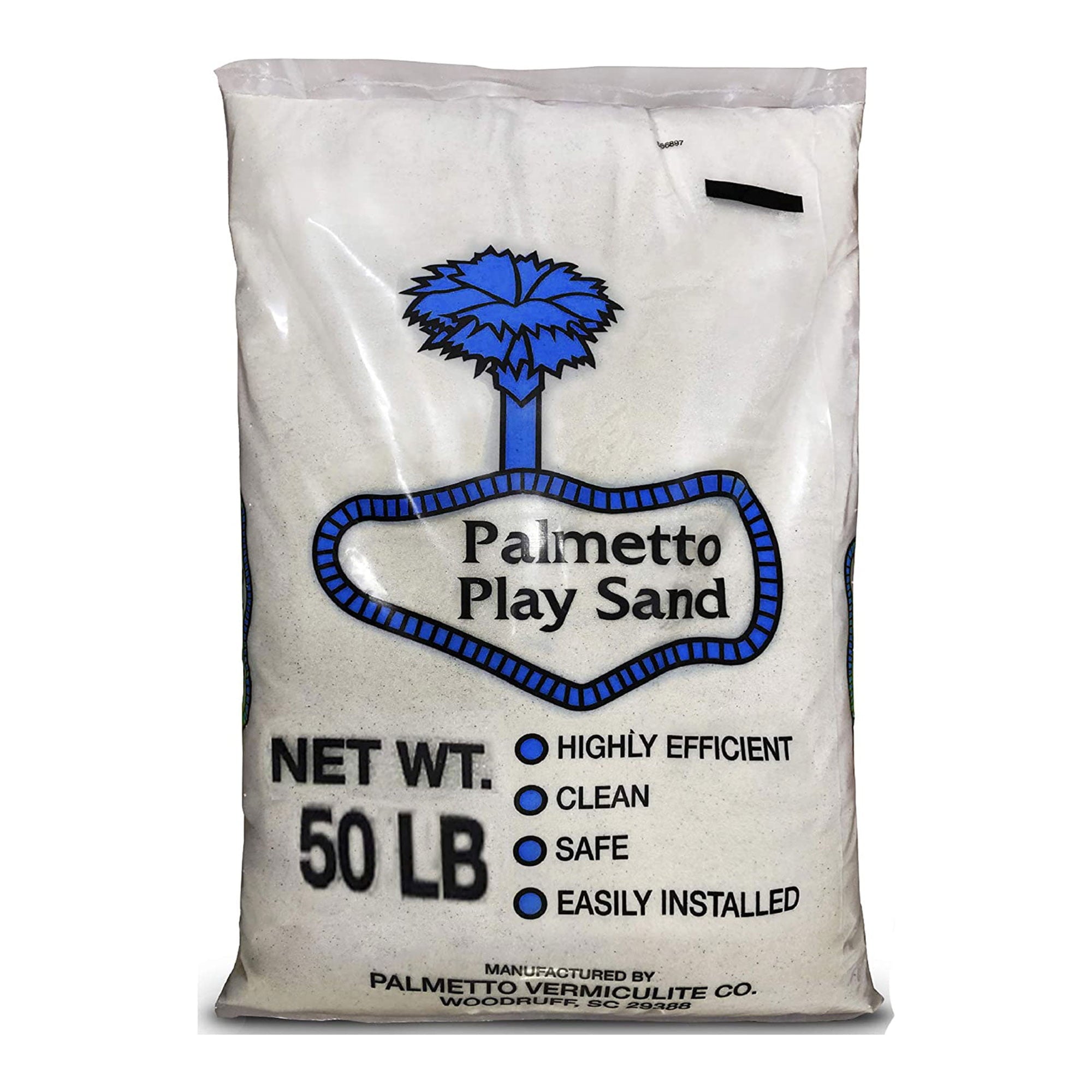 Palmetto Natural Play Sand for Sand Box And Play Areas, 50 Pound, Creme