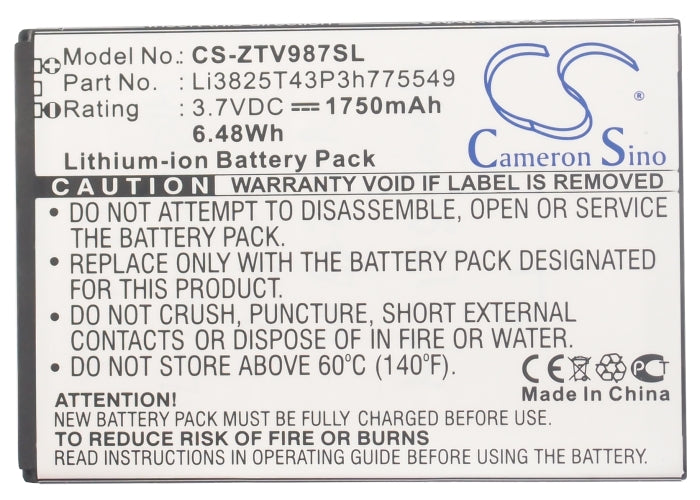 Amazing A6 1750mAh Replacement Battery BatteryClerkcom Mobile Phone