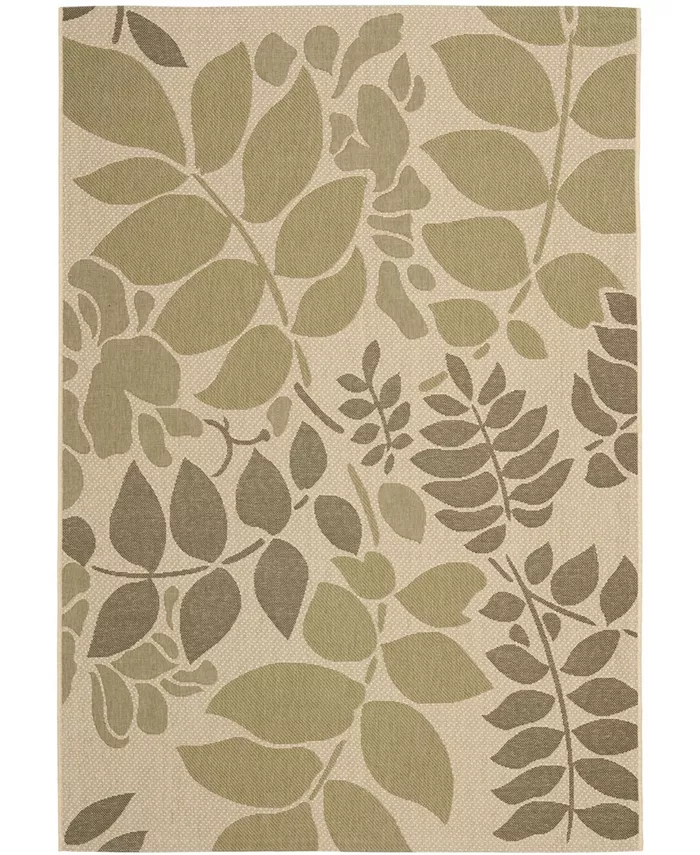 Safavieh Courtyard Cream and Green 6'7